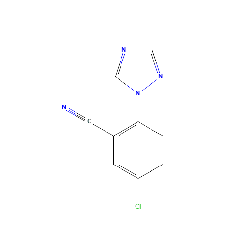 5-chloro-2-(1,2,4-triazol-1-yl)benzonitrile (CAS: 449758-31-0) - Related Chemical Product