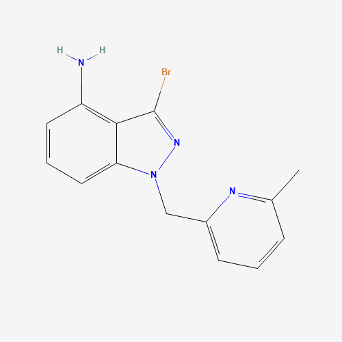 3-bromo-1-[(6-methylpyridin-2-yl)methyl]indazol-4-amine (CAS: 1527518-27-9) - Related Chemical Product