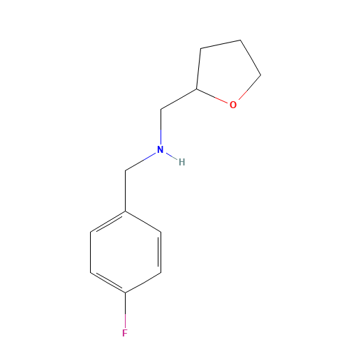 N-[(4-fluorophenyl)methyl]-1-(oxolan-2-yl)methanamine (CAS: 356531-65-2) - Related Chemical Product