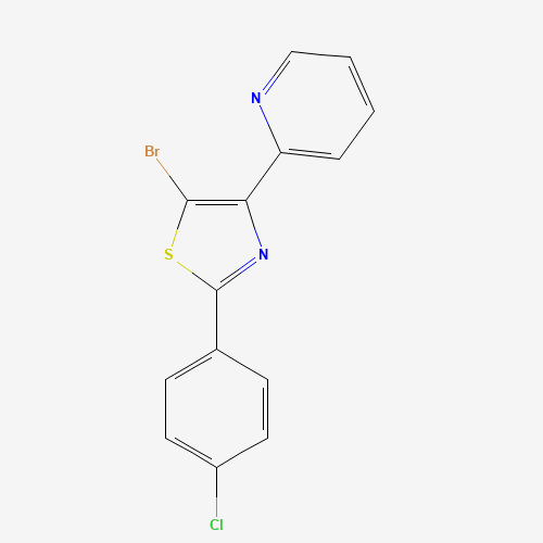 5-bromo-2-(4-chlorophenyl)-4-pyridin-2-yl-1,3-thiazole (CAS: 1352277-96-3) - Related Chemical Product