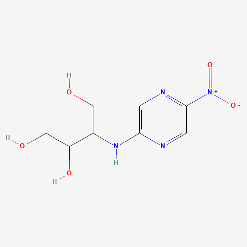 3-[(5-nitropyrazin-2-yl)amino]butane-1,2,4-triol (CAS: 89690-76-6) - Related Chemical Product
