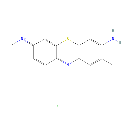 (7-amino-8-methylphenothiazin-3-ylidene)-dimethylazanium;chloride (CAS: 92-31-9) - Related Chemical Product