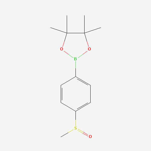 4,4,5,5-tetramethyl-2-(4-methylsulfinylphenyl)-1,3,2-dioxaborolane (CAS: 1016641-70-5) - Related Chemical Product