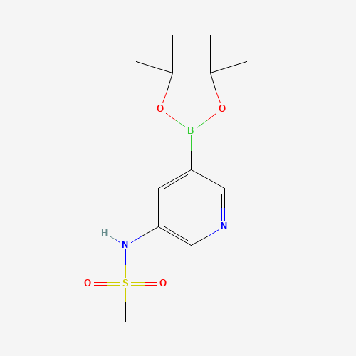 N-[5-(4,4,5,5-tetramethyl-1,3,2-dioxaborolan-2-yl)pyridin-3-yl]methanesulfonamide (CAS: 1201643-71-1) - Related Chemical Product