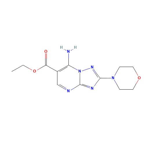 ethyl 7-amino-2-morpholin-4-yl-[1,2,4]triazolo[1,5-a]pyrimidine-6-carboxylate (CAS: 113967-66-1) - Related Chemical Product