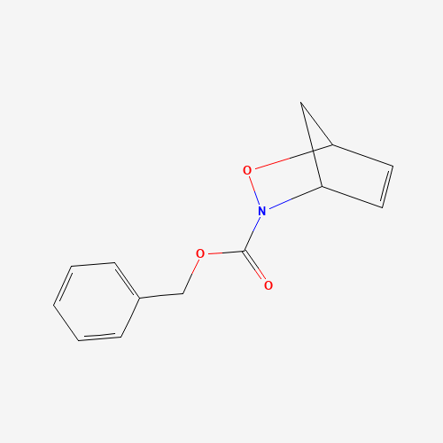 benzyl 3-oxa-2-azabicyclo[2.2.1]hept-5-ene-2-carboxylate (CAS: 99027-88-0) - Chemical Structure and Molecular Formula 