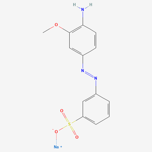 sodium;3-[(4-amino-3-methoxyphenyl)diazenyl]benzenesulfonate (CAS: 6300-07-8) - Related Chemical Product
