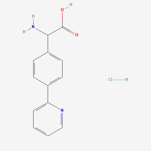 2-amino-2-(4-pyridin-2-ylphenyl)acetic acid;hydrochloride (CAS: 1135818-89-1) - Related Chemical Product