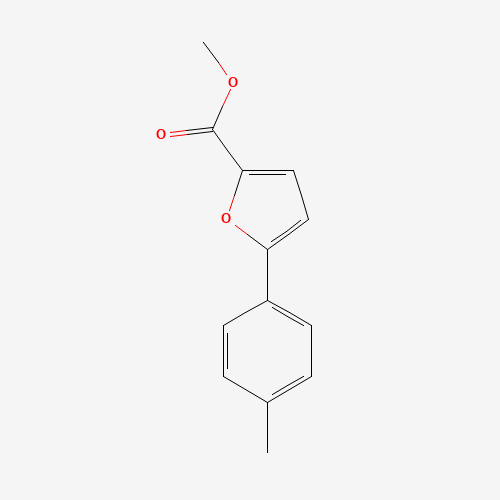 methyl 5-(4-methylphenyl)furan-2-carboxylate (CAS: 52939-04-5) - Chemical Structure and Molecular Formula 