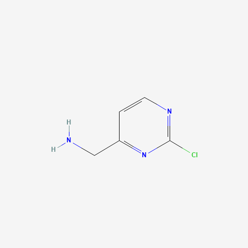 (2-chloropyrimidin-4-yl)methanamine (CAS: 181363-10-0) - Chemical Structure and Molecular Formula 
