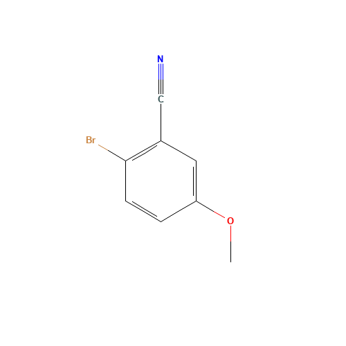 2-bromo-5-methoxybenzonitrile (CAS: 138642-47-4) - Chemical Structure and Molecular Formula 