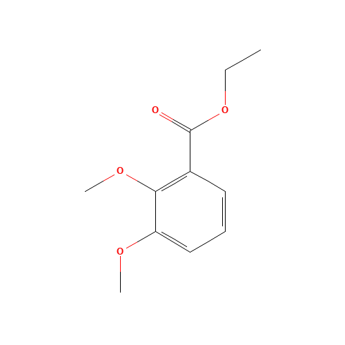 ethyl 2,3-dimethoxybenzoate (CAS: 91971-58-3) - Chemical Structure and Molecular Formula 