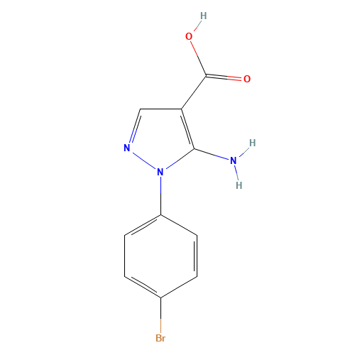 5-amino-1-(4-bromophenyl)pyrazole-4-carboxylic acid (CAS: 438243-87-9) - Related Chemical Product