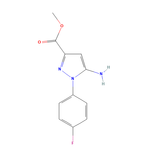 methyl 5-amino-1-(4-fluorophenyl)pyrazole-3-carboxylate (CAS: 1368677-65-9) - Related Chemical Product