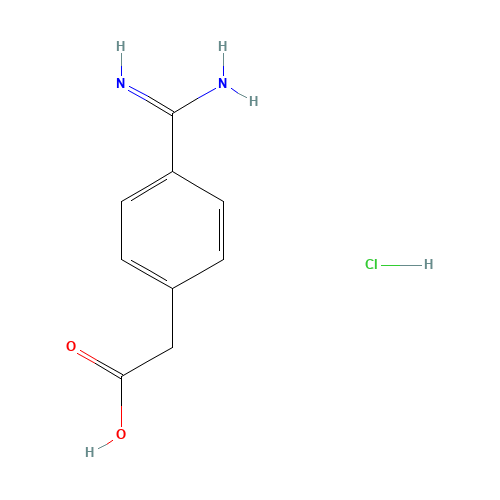 2-(4-carbamimidoylphenyl)acetic acid;hydrochloride (CAS: 52798-09-1) - Related Chemical Product