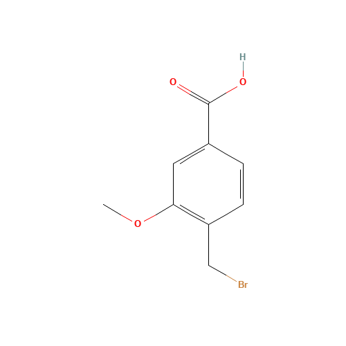 4-(bromomethyl)-3-methoxybenzoic acid (CAS: 118684-13-2) - Related Chemical Product