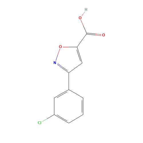 3-(3-chlorophenyl)-1,2-oxazole-5-carboxylic acid (CAS: 100517-43-9) - Related Chemical Product