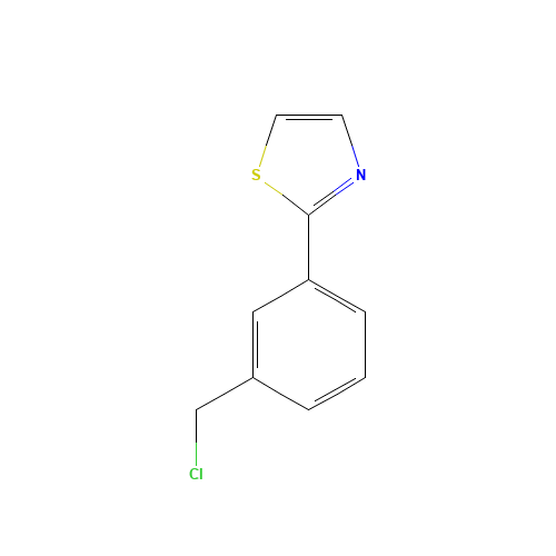 2-[3-(chloromethyl)phenyl]-1,3-thiazole (CAS: 906352-60-1) - Related Chemical Product