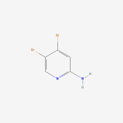 4,5-dibromopyridin-2-amine (CAS: 856848-33-4) - Chemical Structure and Molecular Formula 