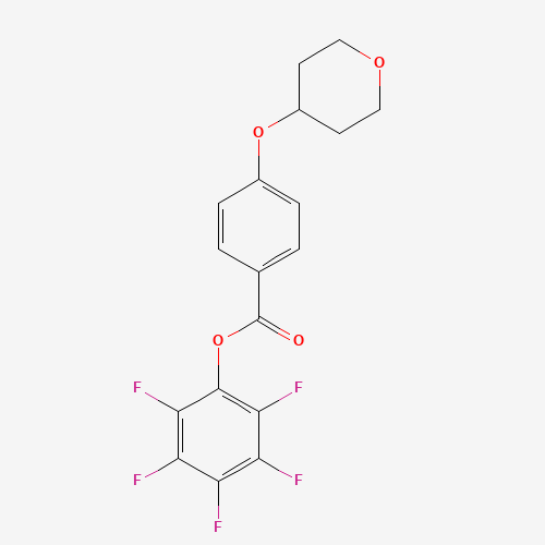 (2,3,4,5,6-pentafluorophenyl) 4-(oxan-4-yloxy)benzoate (CAS: 930110-97-7) - Related Chemical Product