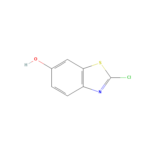 2-chloro-1,3-benzothiazol-6-ol (CAS: 2591-16-4) - Chemical Structure and Molecular Formula 