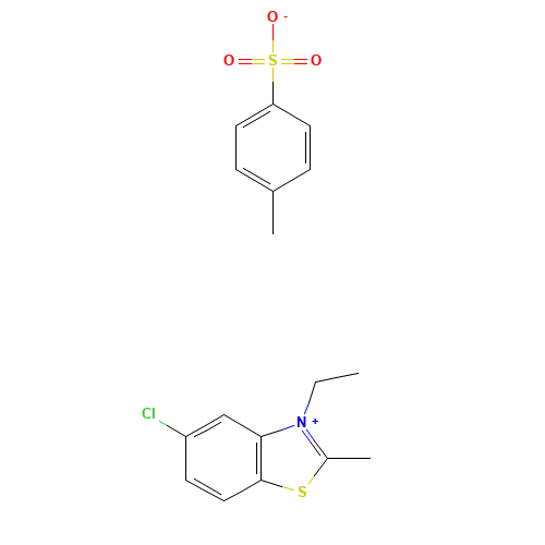 5-chloro-3-ethyl-2-methyl-1,3-benzothiazol-3-ium;4-methylbenzenesulfonate (CAS: 63149-16-6) - Related Chemical Product
