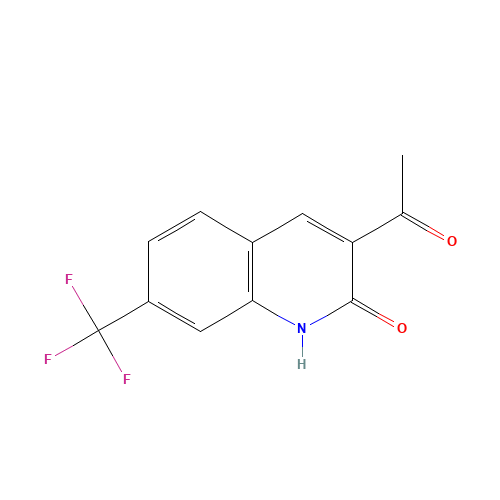 3-acetyl-7-(trifluoromethyl)-1H-quinolin-2-one (CAS: 578019-94-0) - Related Chemical Product