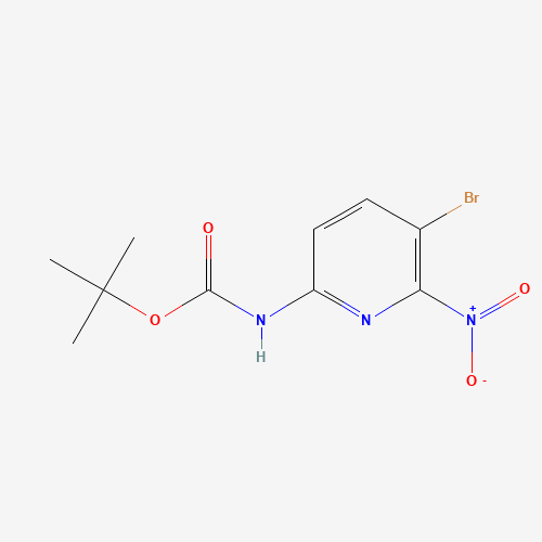 tert-butyl N-(5-bromo-6-nitropyridin-2-yl)carbamate (CAS: 1211333-19-5) - Related Chemical Product