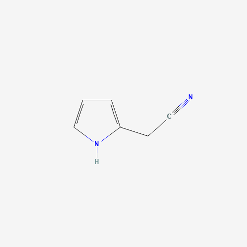 2-(1H-pyrrol-2-yl)acetonitrile (CAS: 50551-29-6) - Chemical Structure and Molecular Formula 