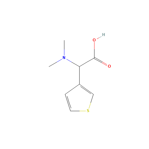 2-(dimethylamino)-2-thiophen-3-ylacetic acid (CAS: 1007879-00-6) - Related Chemical Product