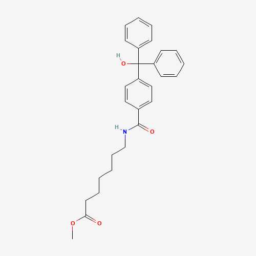 methyl 7-[[4-[hydroxy(diphenyl)methyl]benzoyl]amino]heptanoate (CAS: 1316216-15-5) - Related Chemical Product