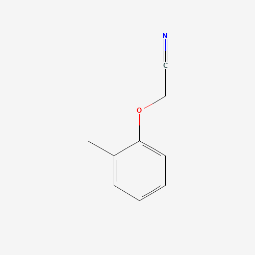 2-(2-methylphenoxy)acetonitrile (CAS: 50635-21-7) - Chemical Structure and Molecular Formula 