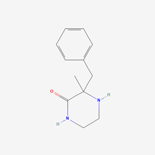 3-benzyl-3-methylpiperazin-2-one (CAS: 1246396-53-1) - Chemical Structure and Molecular Formula 