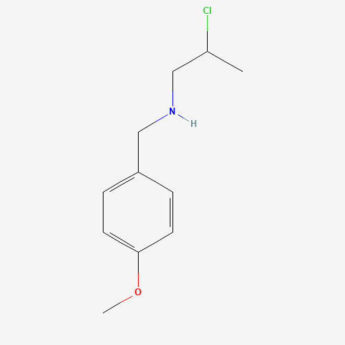 2-chloro-N-[(4-methoxyphenyl)methyl]propan-1-amine (CAS: 854304-10-2) - Related Chemical Product