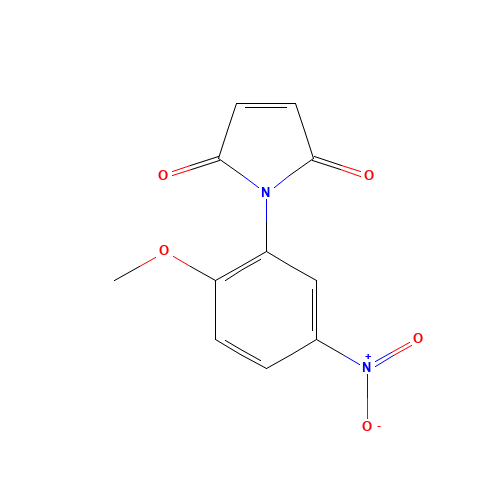 1-(2-methoxy-5-nitrophenyl)pyrrole-2,5-dione (CAS: 63539-53-7) - Related Chemical Product
