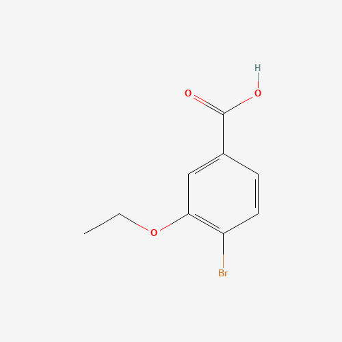 4-bromo-3-ethoxybenzoic acid (CAS: 933671-86-4) - Chemical Structure and Molecular Formula 