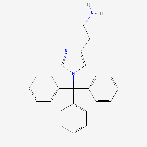 2-(1-tritylimidazol-4-yl)ethanamine (CAS: 195053-92-0) - Chemical Structure and Molecular Formula 
