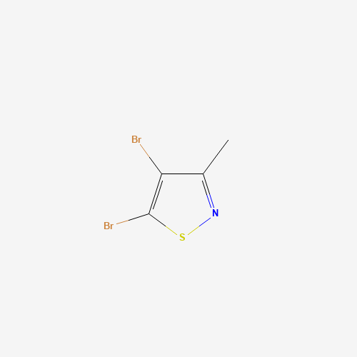 4,5-dibromo-3-methyl-1,2-thiazole (CAS: 1732-55-4) - Chemical Structure and Molecular Formula 