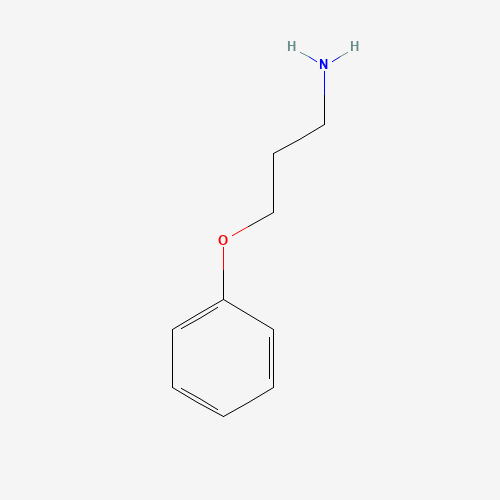 3-phenoxypropan-1-amine (CAS: 7617-76-7) - Chemical Structure and Molecular Formula 