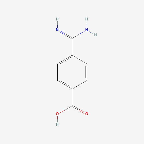4-carbamimidoylbenzoic acid (CAS: 15535-95-2) - Chemical Structure and Molecular Formula 