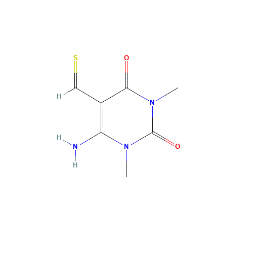 4-amino-1,3-dimethyl-2,6-dioxopyrimidine-5-carbothialdehyde (CAS: 181465-38-3) - Related Chemical Product