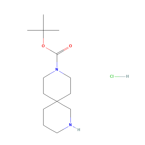tert-butyl 2,9-diazaspiro[5.5]undecane-9-carboxylate;hydrochloride (CAS: 1279866-58-8) - Related Chemical Product