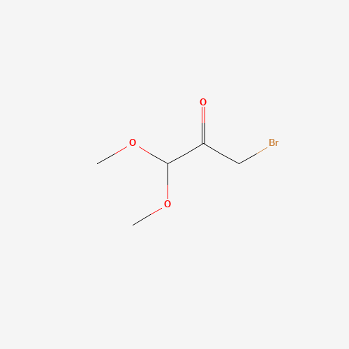 3-bromo-1,1-dimethoxypropan-2-one (CAS: 75271-94-2) - Chemical Structure and Molecular Formula 