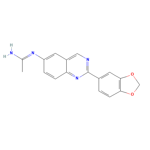 N'-[2-(1,3-benzodioxol-5-yl)quinazolin-6-yl]ethanimidamide (CAS: 1005416-53-4) - Related Chemical Product