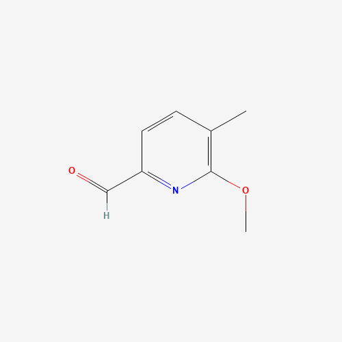 6-methoxy-5-methylpyridine-2-carbaldehyde (CAS: 123506-65-0) - Chemical Structure and Molecular Formula 