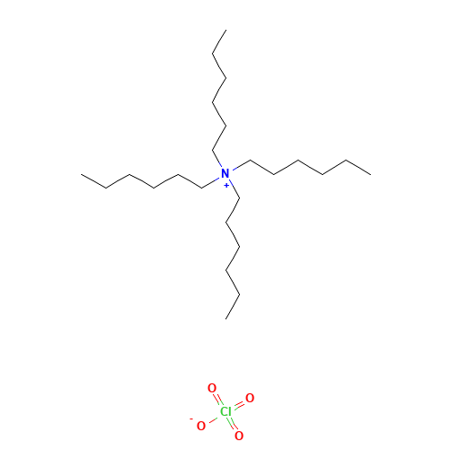 tetrahexylazanium;perchlorate (CAS: 4656-81-9) - Chemical Structure and Molecular Formula 
