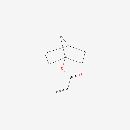 4-bicyclo[2.2.1]heptanyl 2-methylprop-2-enoate (CAS: 111965-24-3) - Chemical Structure and Molecular Formula 