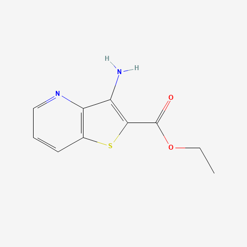 ethyl 3-aminothieno[3,2-b]pyridine-2-carboxylate (CAS: 171179-86-5) - Chemical Structure and Molecular Formula 