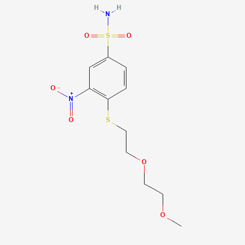 4-[2-(2-methoxyethoxy)ethylsulfanyl]-3-nitrobenzenesulfonamide (CAS: 1228874-40-5) - Related Chemical Product