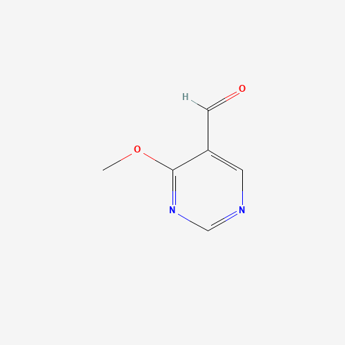 4-methoxypyrimidine-5-carbaldehyde (CAS: 133731-61-0) - Chemical Structure and Molecular Formula 